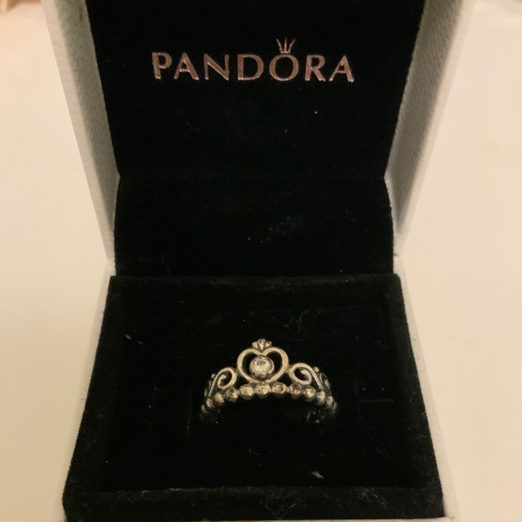 PANDORA CROWN RING - Picture 1 of 7